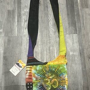 Colorful Om Design Shoulder Bag